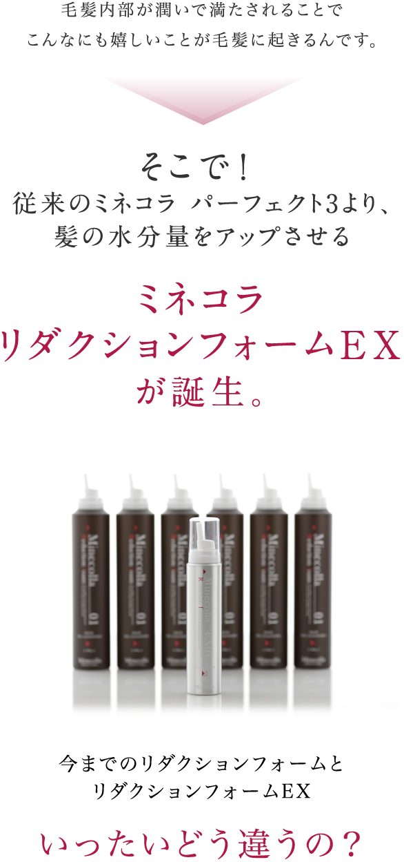ミネコラパーフェクト3 EX セット｜ミネコラパーフェクト3水素で髪質改善