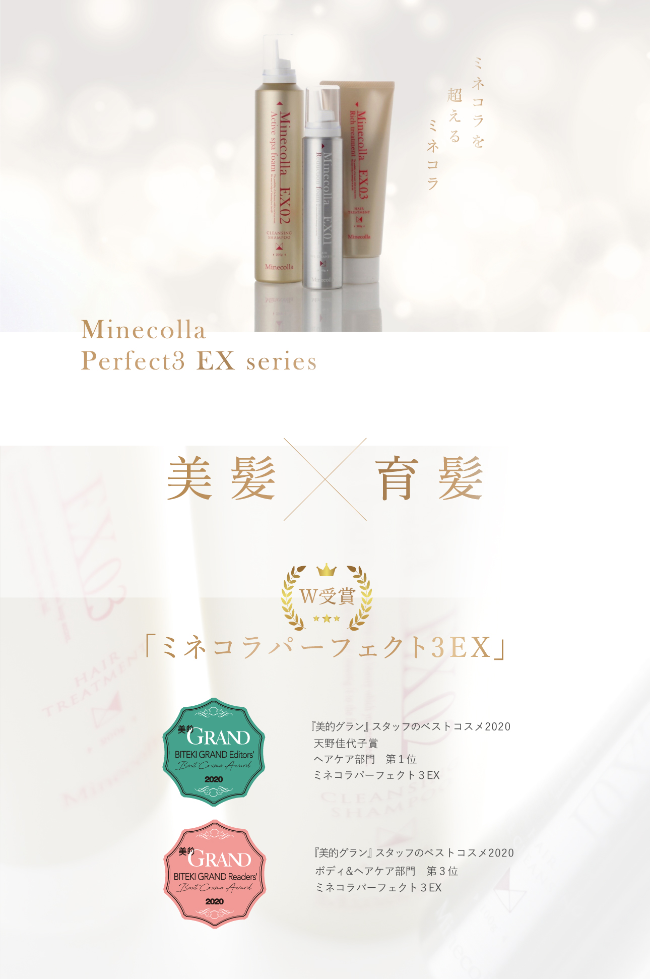 ミネコラを超えるミネコラ Minecolla Perfect3 EX series「ミネコラEX」2020 Debut